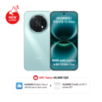 Huawei Nova 15 Max- Free Gift (Huawei FreeBuds SE 2+Huawei Mobile Cloud 200GB)